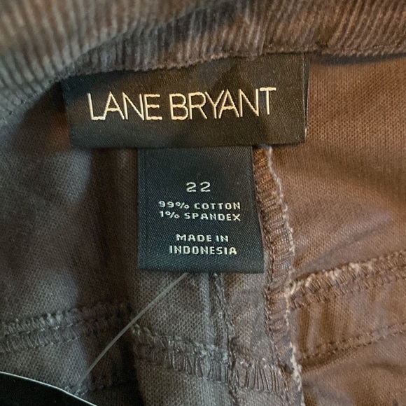 Lane Bryant Brown Corduroy skirt flared size 22 - Picture 5 of 9